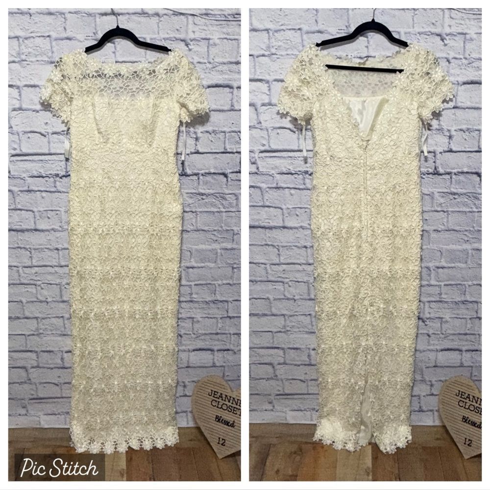 HOUSE OF BIANCHI VINTAGE CREAM WEDDING DRESS